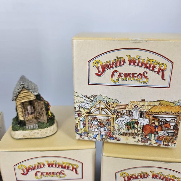 David Winter Cameos Miniature Buildings Village Mini 1991 Boxes COA UK Lot 7 - Picture 4 of 13